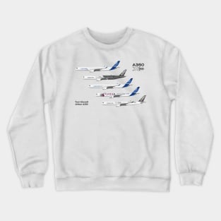 Airbus A350 Test Aircraft Fleet Crewneck Sweatshirt